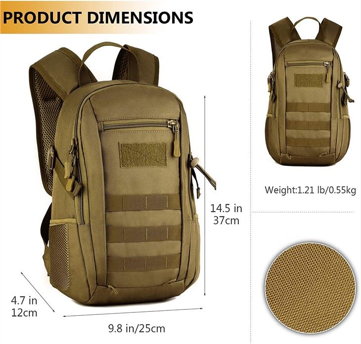 Military School Daypack Army Assault Pack